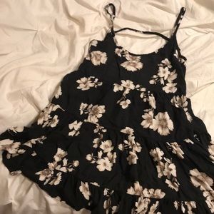 Brandy Melville Black Floral Dress